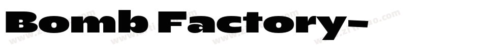 Bomb Factory字体转换